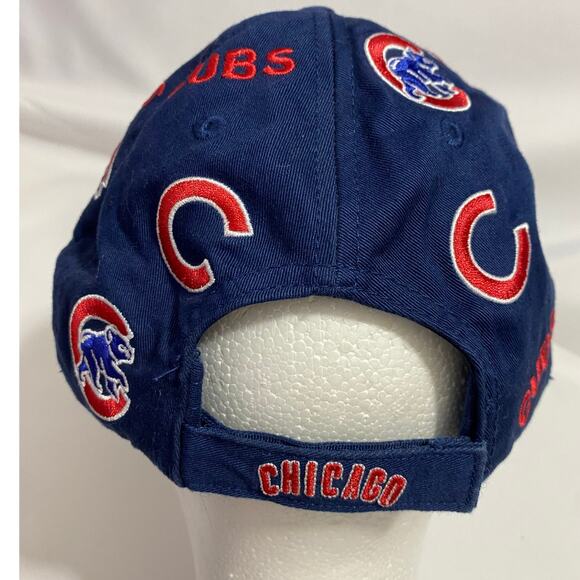 New Era Chicago Cubs Baseball Cap Blue Multi Logo Embroidery Adjustable - Picture 1 of 8